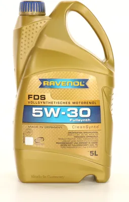 Produktbild von RAVENOL FDS Motoröl Öl SAE 5W30 5L 5 Liter Fiat 9.55535-G1 ACEA A5/B5 API SL