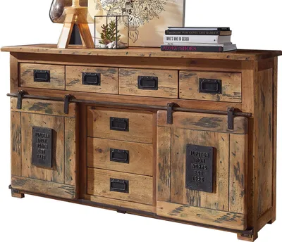 Produktbild von Sideboard Kommode EMANUEL - 150 cm - Massivholz Mango - Die Möbelfundgrube