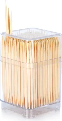 Produktbild von Vilde | Bambuszahnstocher - 450 Stück - Zahnstocher - Umweltfreundlich - Ideal für Cocktails und Partys