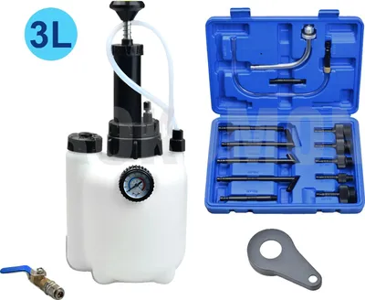 Obrázok produktu pre Nástroj na čerpanie kvapalín, kapacita 3 l, tlakový rozsah 0–85 PSI, kompatibilný s rôznymi modelmi, kompaktný dizajn, odolná konštrukcia