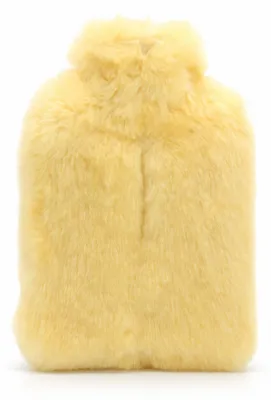 Produktbild von Sheep Dreams Wärmflasche Ecru 2 L mit echtem Lammfell | medizinisch gegerbt