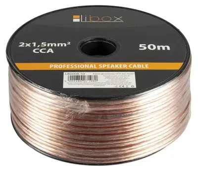 Image de Libox Speaker Cable Lb0008-50 2X1.5Mm (50M)