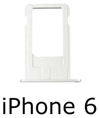 Obrázek produktu pro Pro iPhone 6 – přihrádka na SIM kartu, stříbrná