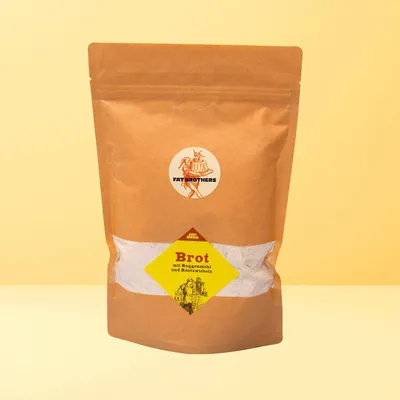 Produktbild von Brot mit Roggenmehl und Röstzwiebeln Backmischung