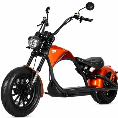 Produktbild von E-Chopper mit Straßenzulassung 2000W, 60V 30AH 45km/h Citycoco Elektroroller COC EEC