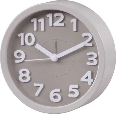 Immagine prodotto di Sveglia Hama Retro, rotonda Taupe, a basso rumore 186324
