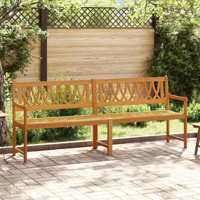 Produktbild von Möbel Bank Outdoor Natur 220 x 55,5 x 90 cm Massivholz AkazieGartenbänke - Gartenbänke c6990