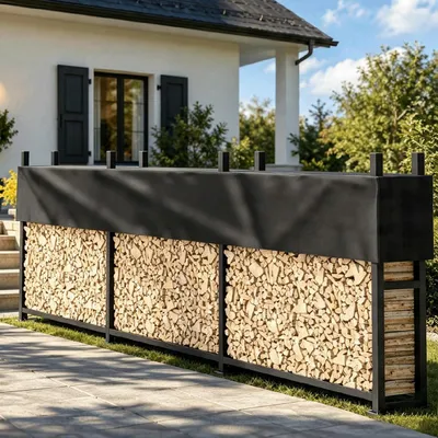Produktbild von Holzständer FWR10, 334,5 × 25 × 115 cm