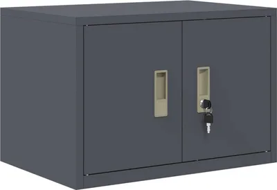 Produktbild von vidaXL Aufbewahrungsschrank Anthrazit 60 x 40 x 40 cm Stahl