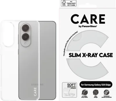 Immagine prodotto di Custodia Care By Panzerglass Fashion X-Ray per Samsung Galaxy S25 Edge - Trasparente