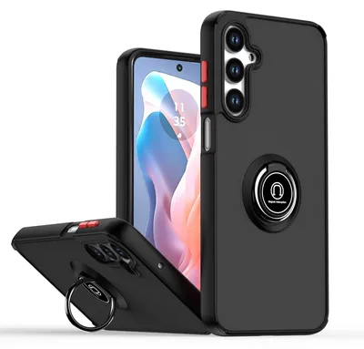 Obrázek produktu pro Pro Samsung Galaxy A16 5G Shadow Design TPU + PC Ochranný kryt Pouzdro Ochranný kryt Black / Red