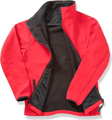 Produktbild von Result Core R231F | Ladies Soft Shell Jacke - Wasserabweisend - Farbe: Red/Black - Größe: M