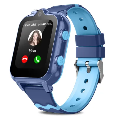 Produktbild von Smartwatch Kinder, mit GPS und Telefonfunktionen 4G WiFi Kinder Smartwatch, 2 Kameras, Abdichtung, SOS-Schulmodell KinderUhr