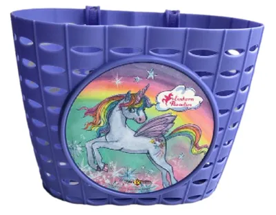 Immagine prodotto di Bike Fashion cestino per bambini unicorno paradiso viola, colorato