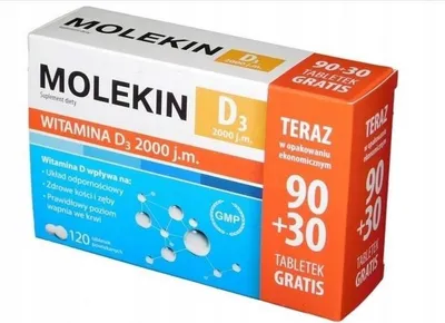 Immagine prodotto di Molekin D3 2 000 UI. 120 compresse