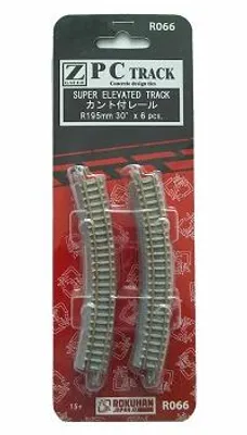 Produktbild von Rokuhan 7297066 - Z - Gleis - überhöht - R195-30° - Neu