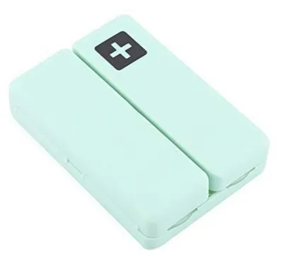Zdjęcie produktu dla Organizator tabletek na tydzień, 7 dni, z magnetycznym zamknięciem, składany, 7 przegródek, wykonany z materiałów bezpiecznych dla kontaktu z żywnością