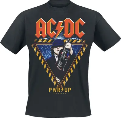 Produktbild von AC/DC T-Shirt Herren PWRUP European Tour 2024 schwarz S