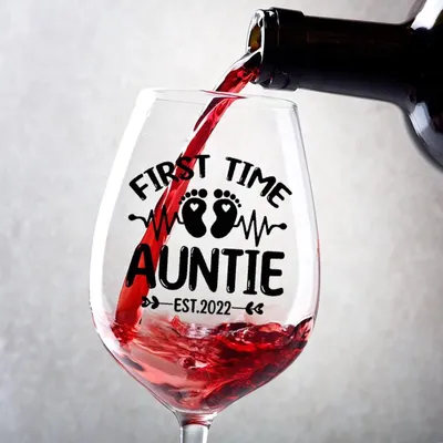 Imagen del producto de Juego de 2 copas de cristal para vino, ideal para regalos