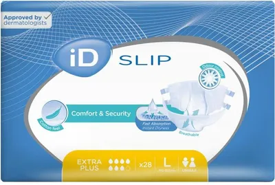 Image de ID Expert Slip Extra Plus Large - 8 paquets de 28 protections