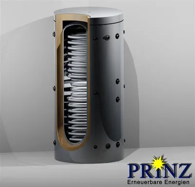 Produktbild von Hygienekombispeicher 1500 Liter mit 2 Wärmetauschern und Isolierung Typ PHSS 1500