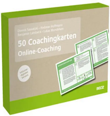Produktbild von 50 Coachingkarten Online-Coaching