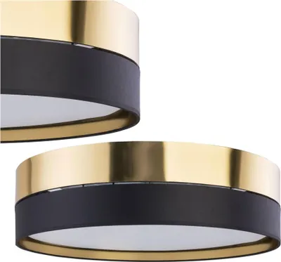 Produktbild von Deckenleuchte HILTON Schwarz Gold 4x E27 15W 4345 TK Lighting innen lampen Modern
