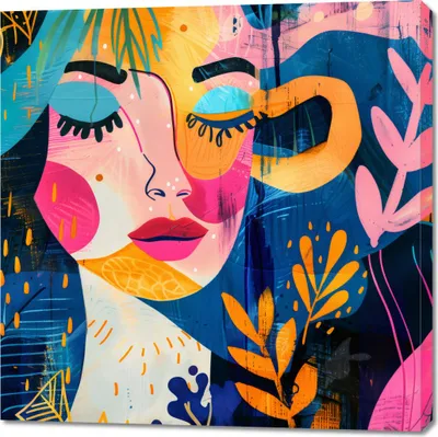 Image de Image 100 x 100 cm Portrait immersif