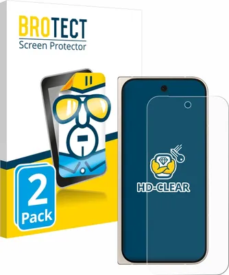 Produktbild von 2x Für Google Pixel 9 Pro Fold Schutzfolie BROTECT Displayschutz Display Schutz Folie Klar Transparent