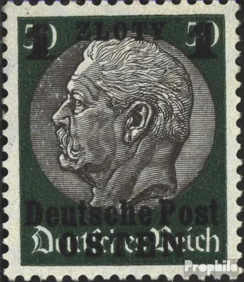 Produktbild von Briefmarken Generalgouvernement 1939 Mi 12 gestempelt Hindenburg