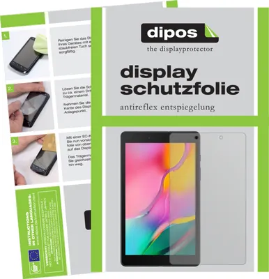 Obrázek produktu pro 2x ochranná fólie displeje pro Samsung Galaxy Tab A 8.0 (2019) matná ochranná fólie Ochrana displeje dipos