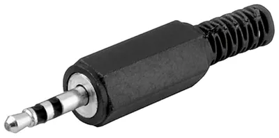 Immagine prodotto di goobay Klinkenstecker 2,5 mm stereo Plastikausführung mit Knickschutz (Bulk)