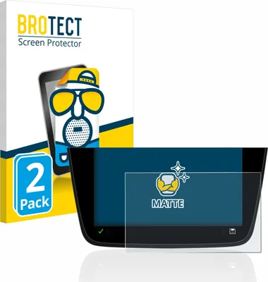 Produktbild von 2x BROTECT Schutzfolie für Opel Corsa F MY20 2020 Multimedia Navi 7" Displayschutz Displayschutzfolie Folie Matt Entspiegelungsfolie