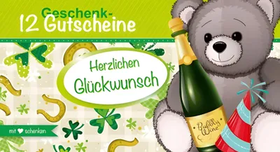 Produktbild von RNK Gutscheinhefte Herzlichen Glückw. Idee & Stil 150x80mm