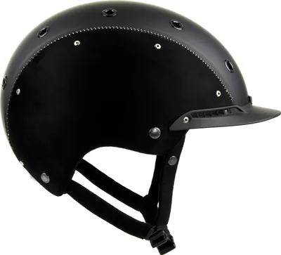 Produktbild von Casco Reithelm Champ-3 Nubuk schwarz, Helmgröße:M 56-58cm
