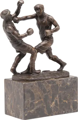 Produktbild von Bronzefigur Boxen Boxer Bronze Trophäe Skulptur Figur Pokal