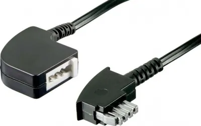 Zdjęcie produktu dla Goobay 50276, 10 m, TAE-N, TAE-N, Czarny, Męska, Żeńska