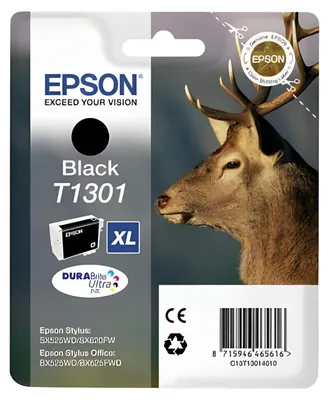 Produktbild von Epson Tintenpatrone schwarz DURABrite T 130           T 1301