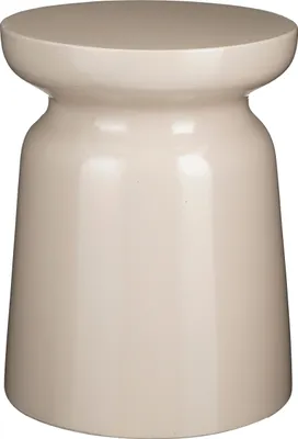 Produktbild von Mica Decorations Stage Beistelltisch - H45 x Ø35 cm - Zement - Beige