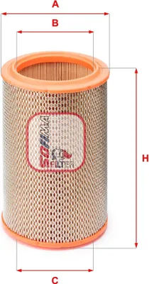 Produktbild von Luftfilter SOFIMA S 1220 A für RENAULT ESPACE III (JE0) Filtereinsatz