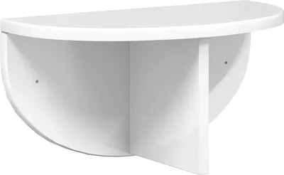 Image de Étagère Murale Blanc brillant 38 x 19 x 19 cm Bois d'ingénierie