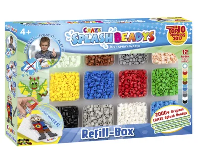 Produktbild von Splash Beadys Refill Box mit nachtleucht. Perlen