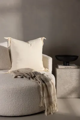 Produktbild von Venture Home Kissenbezug Nora Weiß