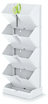 Produktbild von Vertikaler Garten Modulare Töpfe Mini Cascade Weiß Blumentopf Pflanzzubehör