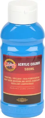 Immagine prodotto di KOH-I-NOOR 0162740051LP Vernice acrilica 400 Azzurro 500 ml 1 pz
