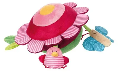 Produktbild von Sigikid, Sensorik Babyball weich mit Rasselgeräuschen, Rosa