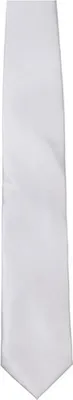 Produktbild von Satin Tie / 144 x 8,5cm /  Zu 100% von Hand genäht - Farbe: White - Größe: 144 x 8,5cm