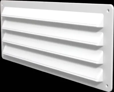 Zdjęcie produktu dla Kratka wentylacyjna wentylator przyczepa kempingowa łódź plastik 240 mm x 90 mm biały