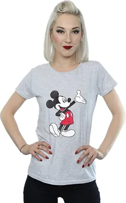 Produktbild von Disney - "Traditional Wave" T-Shirt für Damen BI1488 (M) (Grau)
