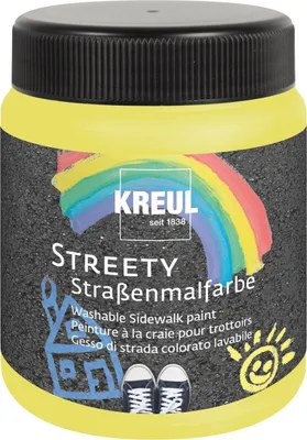 Image de KREUL Peinture de rue STREETY jaune gommeux 200 ml